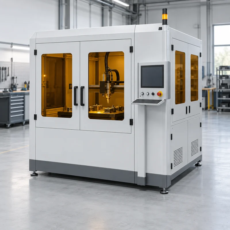 Illustration of Laser welding equipment
